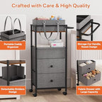 3In1 Modanais Baby Diaper Caddy Organizer Cart - Image 4