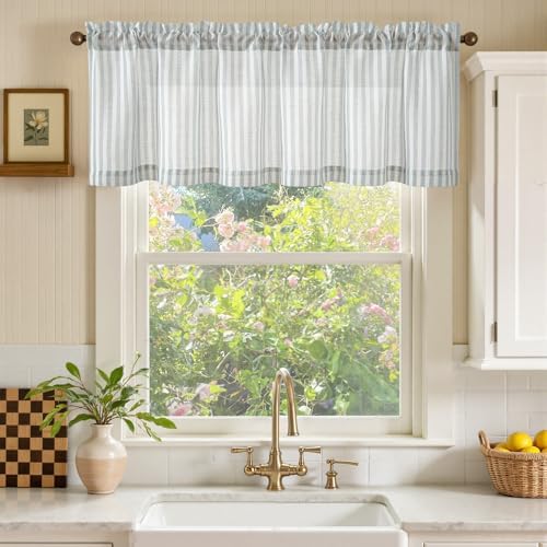 jinchan Linen Boxter Stripe Valances - Image 2