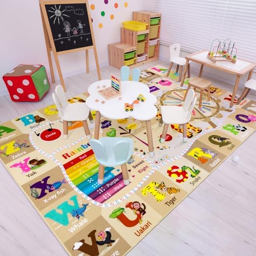 BENRON 3x5 Playroom Rug for Kids Washable, PlayMat - Image 6