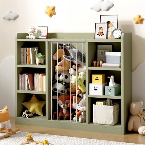 Toy Storage Organizer with 6 Cube, Stuffed Animal Storage by LEFURTURE