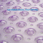 AmazerBath Bath Tub Mat, Medium Size 27.6 x 15 Inches Non-Slip Shower Mats - Image 4