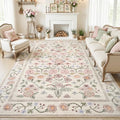 8x10 Area Rugs for Living Room Bedroom Floral Large Rug by Maxsoft