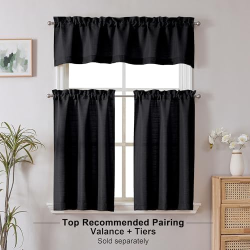Chyhomenyc Black Short Curtain Valance - Image 4