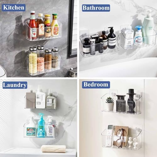 UNIKON 2 Pack Clear Bath Toy Storage Organizer - Image 3