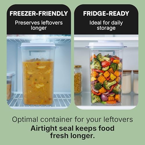 Bop Top Airtight Food Storage Containers | Pop-Top Lid | 16.5 Cups / 135 Oz - Image 3