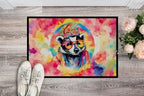 Caroline's Treasures DAC3963JMAT Hippie Animal Badger Doormat Front Door Mat - Image 2