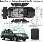 TINGLU Window Shades for Subaru Outback Wagon 2010-2014 Accessories Car Side - Image 3