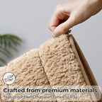 GRANNY SAYS Khaki Bathroom Rugs Set 2 Piece, Non Slip Microfiber Bath Mats - Image 7