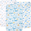 david's kids 3 Pack Mini Crib Sheets, Soft Breathable Premium Pack N Play Sheets by davidskids