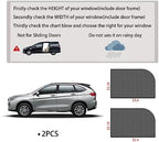 Ziciner Car Window Shade, Heat Block and UV Rays Protection, Breathable Mesh - Image 2