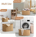 danpinera 108 L Blanket Basket for Living Room, Toy Basket - Image 5