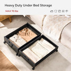 FOUCSSOMEI Under Bed Storage - Image 3