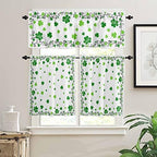 St. Patrick's Day Kitchen Curtains and Valances Set - Image 2