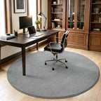 Keeko Round Area Rug 4ft for Living Room Bedroom, Soft Washable Circle Rug - Image 6