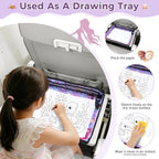 COOLBEBE Airplane Tray Table Cover, Foldable Travel Tray Cover - Image 3