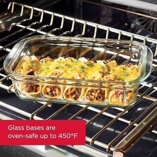 Rubbermaid Brilliance Glass Food Storage Containers, 8 Cup, Leak-Proof - Image 3