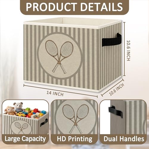 Tennis Sports Boy Storage Bins Box - Image 6