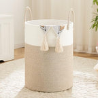 Artfeel Laundry Basket, Woven Cotton Rope Laundry Hamper, 60L by Artfeel