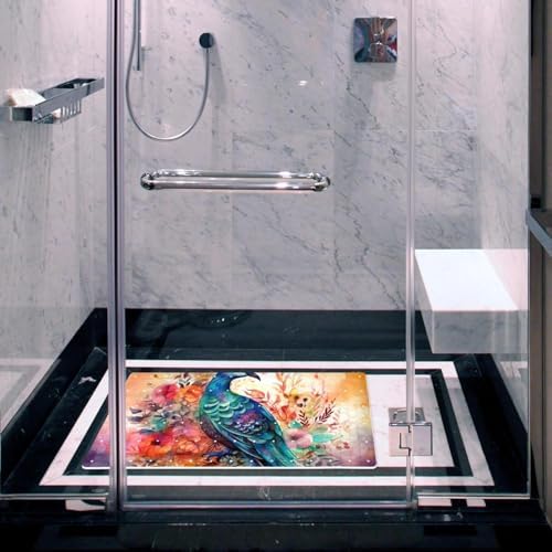 Non Slip Bathtub and Shower Mat 26.8x15.1 inch, Bath Mat - Image 6
