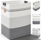 Laundry Hamper, Cotton Rope Laundry Basket by ARATECHOME