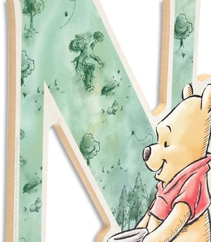Disney Winnie the Pooh Letter N Wood Wall Decor - Image 4