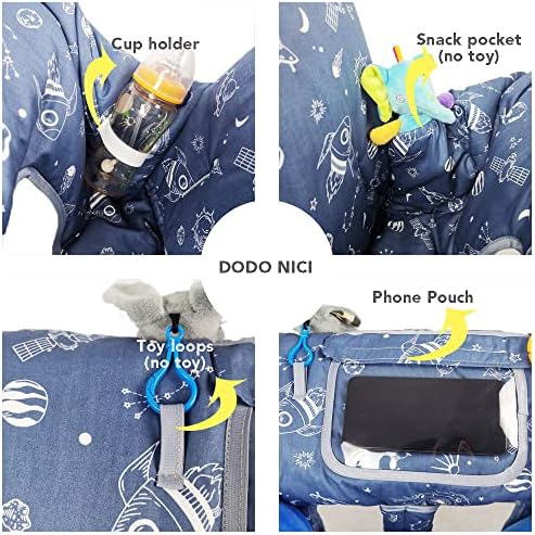 Shopping Cart Cover for Baby/Toddler, Cozy High Chair Cover - Image 4