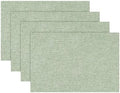 Artoid Mode Sage Green Placemats Set of 4, 12x18 Inch Spring Summer Washable by ArtoidMode