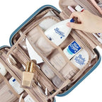NISHEL Travel Toiletry Bag for women, Portable Hanging makeup Organizer - Image 5