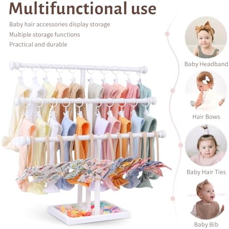 POVETIRE Headband Holder Bow Organizer - Image 4