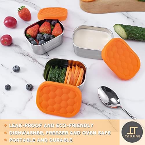 Tanjiae Small Stainless Steel Snack Containers - Image 5