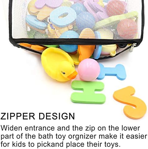 Muchufn Bath Toy Organizer Multiple Ways to Hang - Image 4