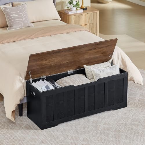 VANKILEY 47.2" Storage Chest Extra Large, Storage Bench. - Image 4