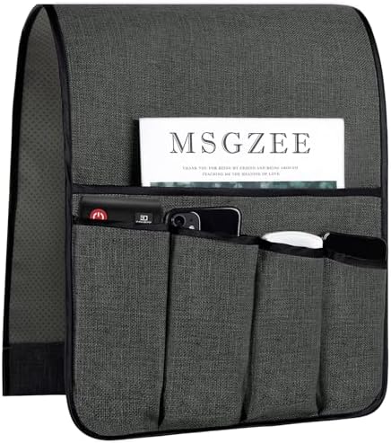 Sofa Armrest Organizer Non-Slip Arm Chair Hanging Caddy Remote Control Holder by FLYILY