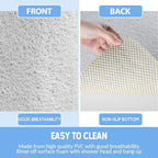 Hargiis Non-Slip Bathtub Mat, Anti Slip Shower Mat, Fast Drying Bathtub Mats - Image 4