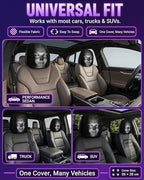 Creative Car Headrest Covers, Ghost Face Headrest Covers, Scary Covers - Image 7