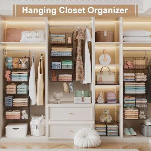 5 Tier Extra Large Closet Hanging Organizer - Image 5
