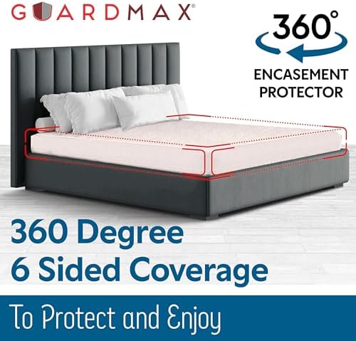Guardmax Sleeper Sofa Mattress Encasement Zippered, 100% Waterproof Mattress - Image 6