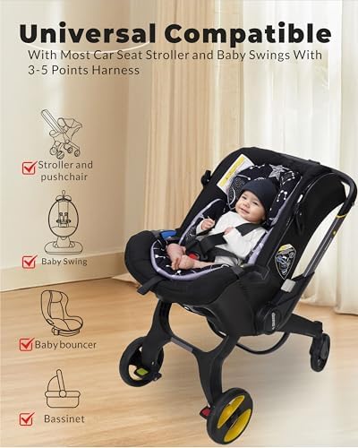 Tinlyfinly Infant Car Seat Insert - Image 2