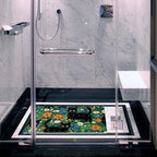Shower Mat Non Slip, Cats Flower Anti Slip Bath Mat - Image 6