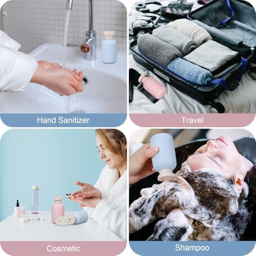 Travel Shampoo Bottle, Empty Plastic Squeeze Bottles 3.4oz - Image 3