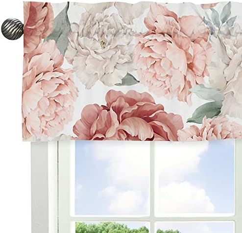 Sweet Jojo Designs Blush Pink Boho Shabby Chic Floral Girl Window Valance - Image 4