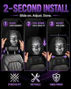Creative Car Headrest Covers, Ghost Face Headrest Covers, Scary Covers - Image 5