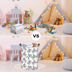 Western Cowboy Storage Bin Foldable Nursery Basket Cowboy - Image 7