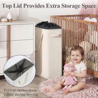 Optish 50L Slim Laundry Hamper, Baby Hamper - Image 4