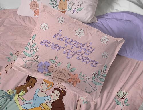 Disney Princess Twin Comforter Set 5 Piece Kids Bedding - Image 5