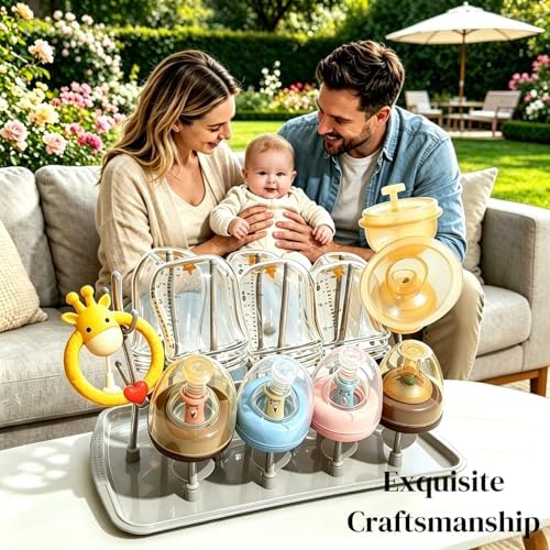 Baby Bottle Drying Rack: Large Vertical Bottle Dryer Rack Holder - Image 4