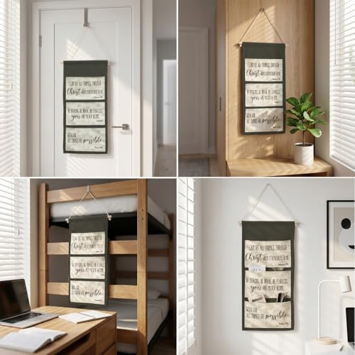 IAXIC Canvas Wall Hanging Organizer - Image 5