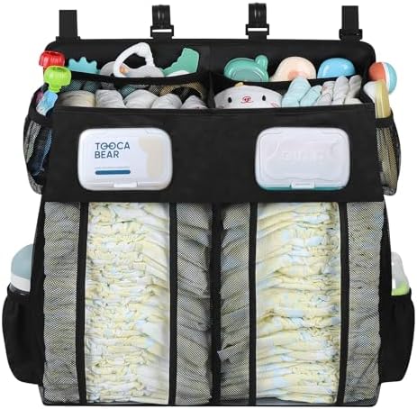 Accmor Changing Table Diaper Organizer, Hanging Diaper Caddy Organizer Stacker by Accmor