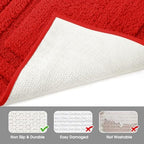 HOMEIDEAS Bathroom Rugs Sets 2 Piece, Super Soft and Absorbent Non Slip - Image 5