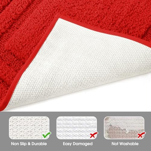 HOMEIDEAS Bathroom Rugs Sets 2 Piece, Super Soft and Absorbent Non Slip - Image 5